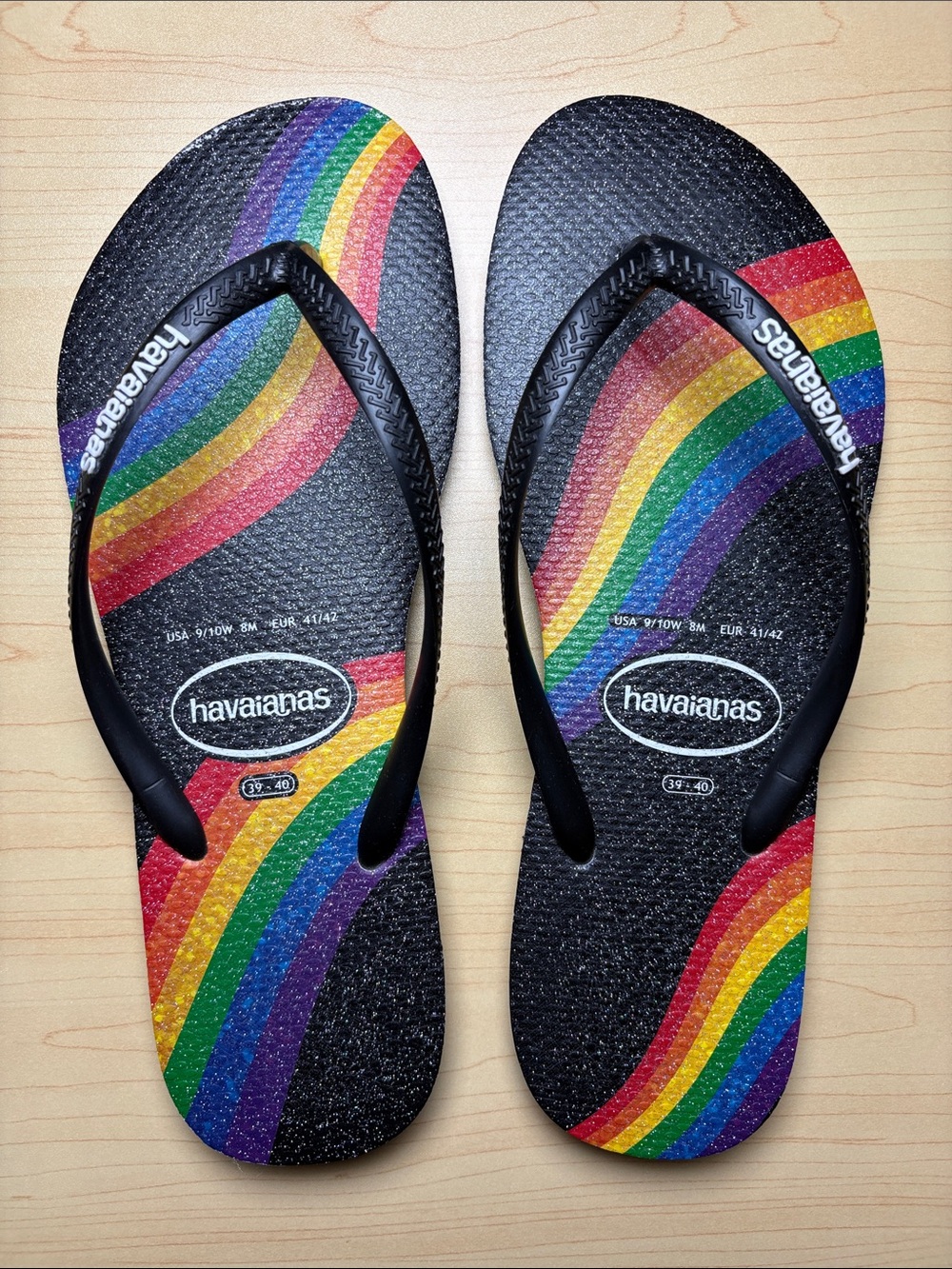Havaianas Women’s Size 9/10 Pride Flip Flops